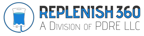 IV Therapy Palm Desert – Replenish 360 Logo