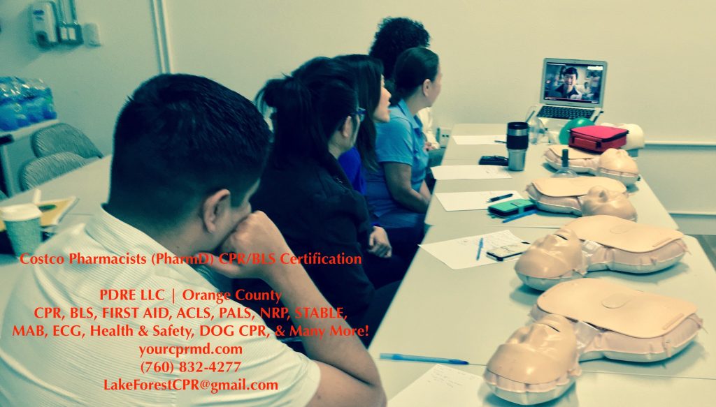Costco Pharmacists PharmD CPRBLS Certification yourcprmd.com
